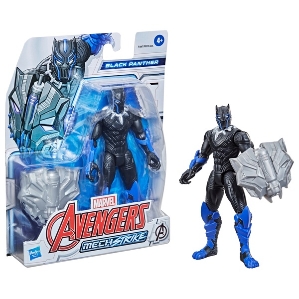 Marvel Avengers Mech Strike 15cm Black Panther Action Figure | Smyths ...