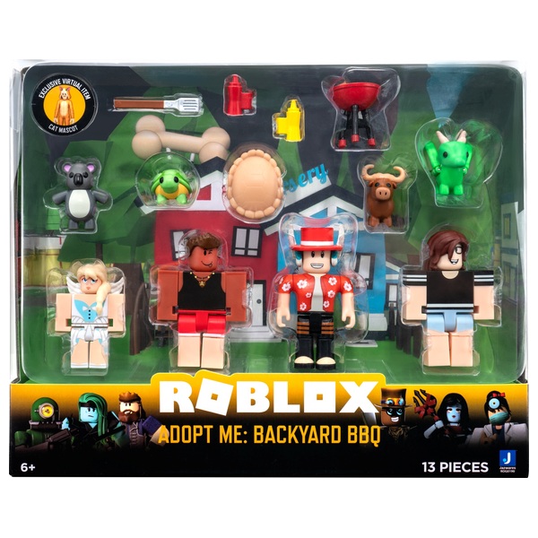 Roblox Celebrity Adopt Me Backyard Bbq 6 Figure Pack Smyths Toys Ireland - roblox gift card smyths toys