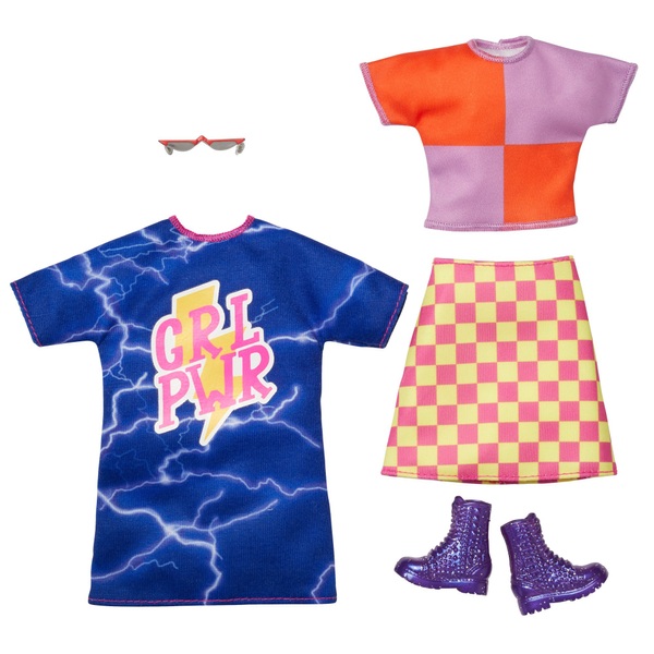 different barbie outfits