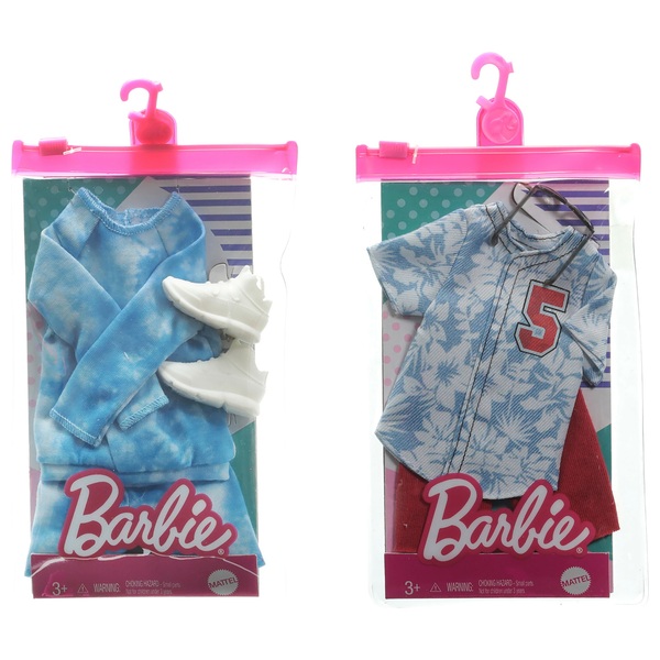 Mattel Tenue d'été | Mode Set | Barbie & Ken HBV72 | Vêtements de Poupée