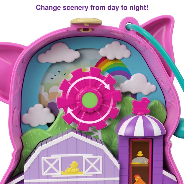 Polly Pocket World On the Farm Piggy Compact Smyths Toys UK