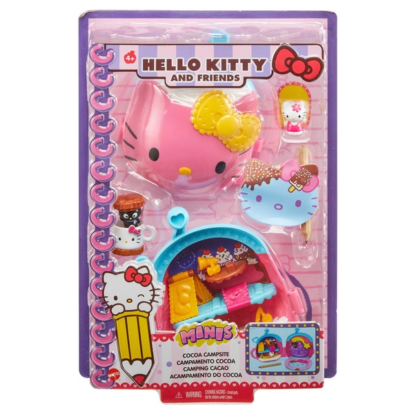 Hello Kitty and Friends Minis Cocoa Camp Playset - Smyths Toys UK