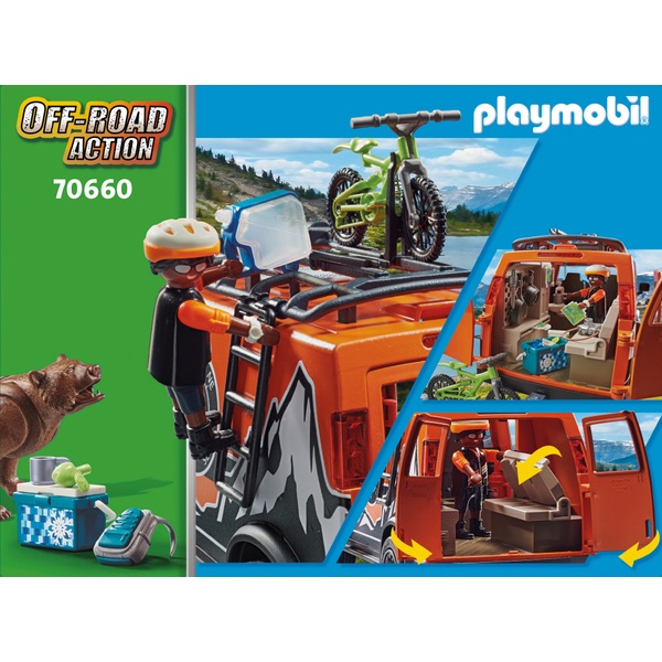 Playmobil - Off Road Action Adventure Van 70660 Explorateur et Van