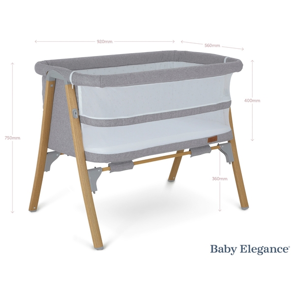 Baby Elegance Night Night Crib Grey Smyths Toys Ireland