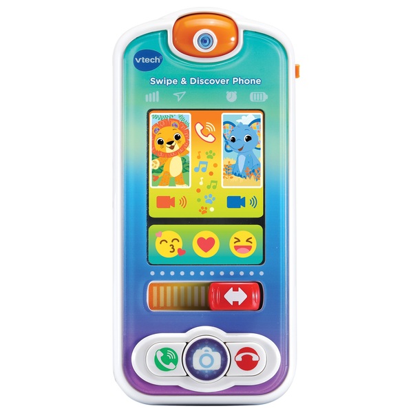  VTech Touch and Swipe Baby Phone, Pink : Toys & Games