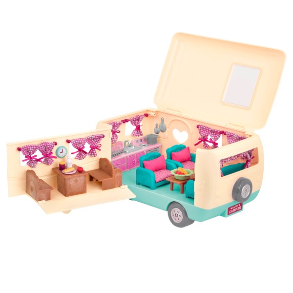 Li’l Woodzeez Happy Camper Playset with 38 Accessories | Smyths Toys UK