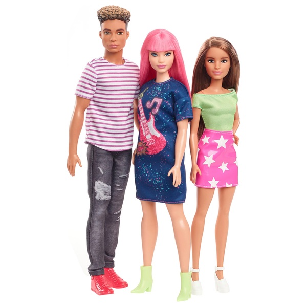 Barbie Big City, Big Dreams Friends Doll 3-Pack and Accessories ...