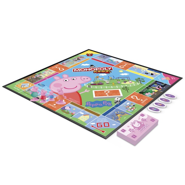 Monopoly Junior: Peppa Pig Edition Board Game - Smyths ...