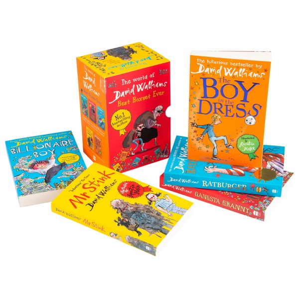 The World of David Walliams: Best Boxset Ever, 5 Book Set Collection