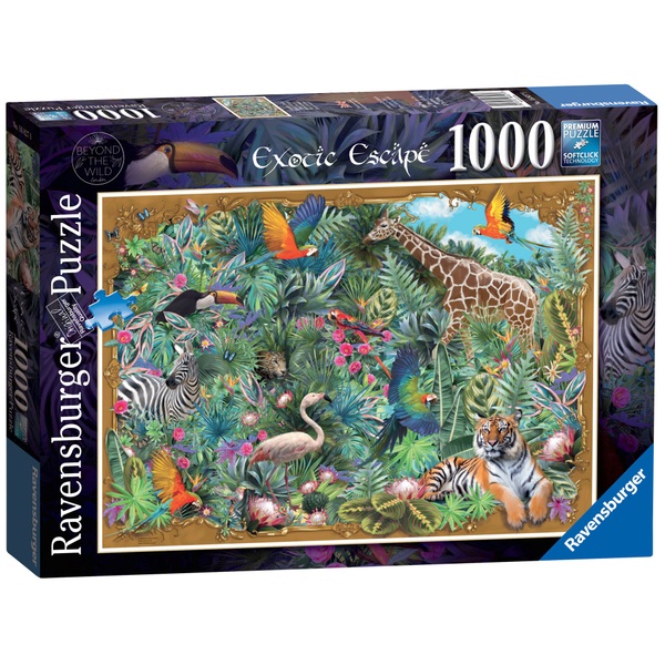 Ravensburger Exotic Escape, Beyond the Wild 1000 Piece Jigsaw Puzzle ...