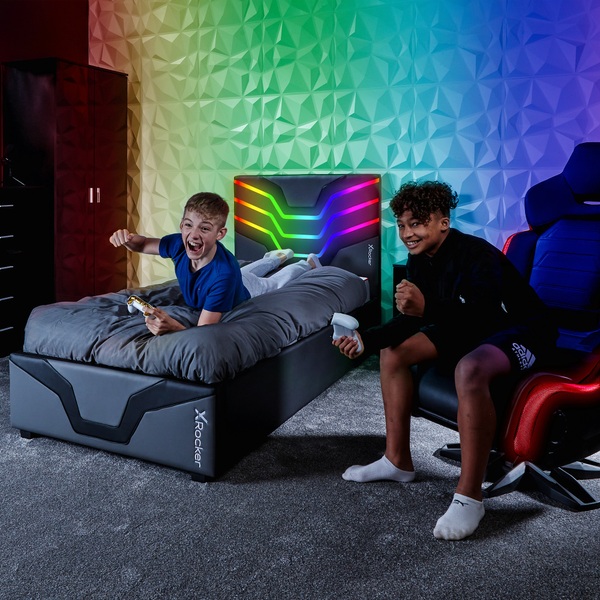 X Rocker Cosmos RGB LED Gaming Bed | Smyths Toys UK