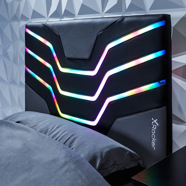X Rocker Cosmos RGB Single Bed in a Box LED Gaming Bed | Smyths Toys UK