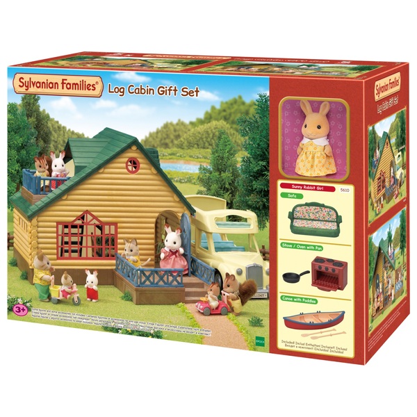 sylvanian families log cabin smyths