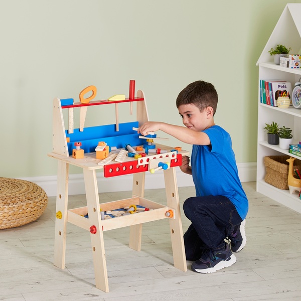 Établi de bricolage avec table à dessin