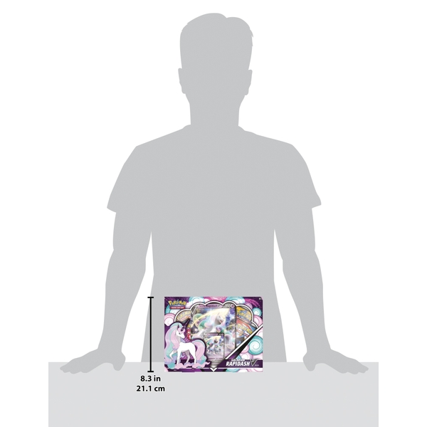 Pokemon Trading Card Game Galarian Rapidash V Box Smyths Toys Uk