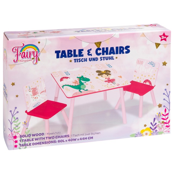 Fairy Kingdom Table and Chair Set Smyths Toys Ireland