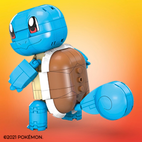 MEGA Pokemon Squirtle Building Toy Kit with 3 Action Figures (379 Pieces)  for Kids