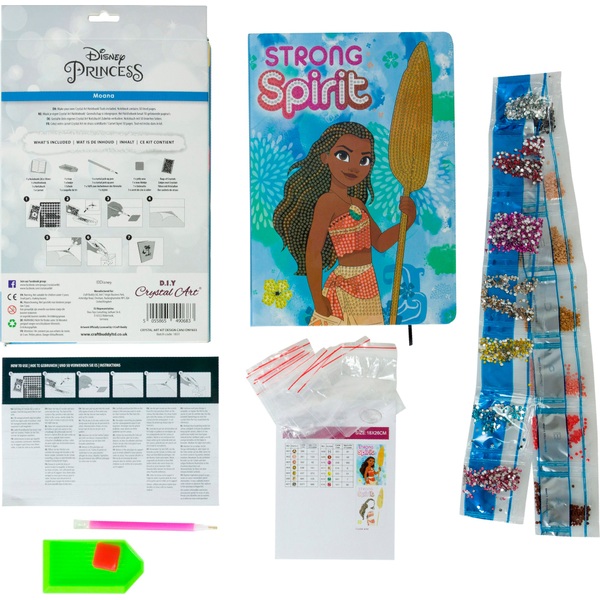 Disney Princess Moana D.I.Y Diamond Painting Crystal Art Notebook Kit