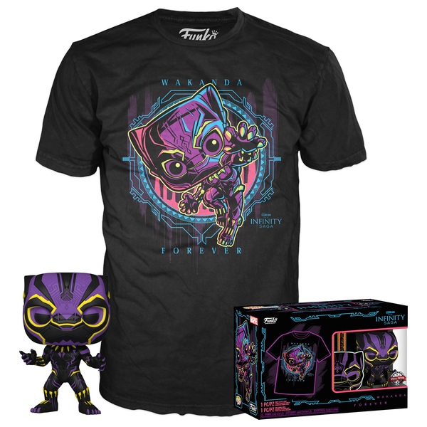 funko pop black light black panther