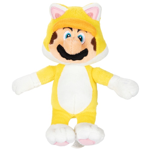 Nintendo 19cm Super Mario Cat Mario Plush | Smyths Toys UK