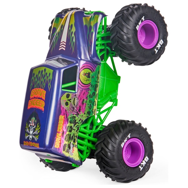 Monster Jam Official 1:15 Remote Control Grave Digger Freestyle Force ...