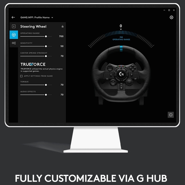 Logitech G923 Trueforce Sim Racing Wheel for PC & PS4 & PS5 | Smyths ...