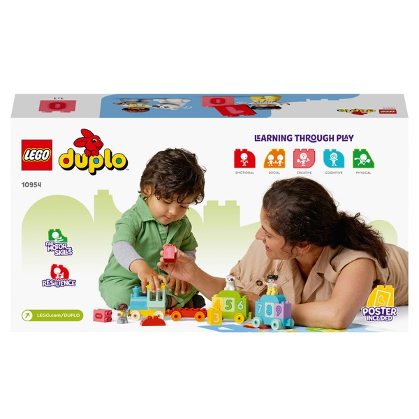 Zeeanemoon bubbel Rimpelingen LEGO DUPLO - Le train des chiffres - Apprendre à compter - 10954 | Smyths  Toys France