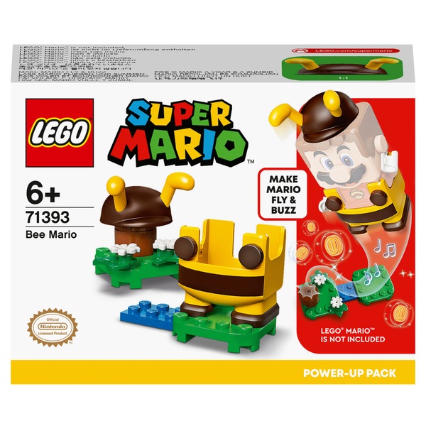 LEGO 71393 Super Mario Bee Mario Power-Up Pack Toy Costume | Smyths ...