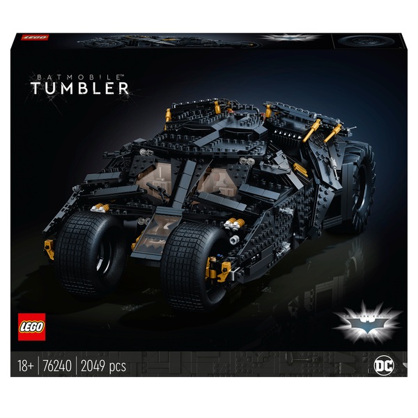 LEGO DC 76240 Batman Batmobile Tumbler Car Model for Adults | Smyths Toys UK