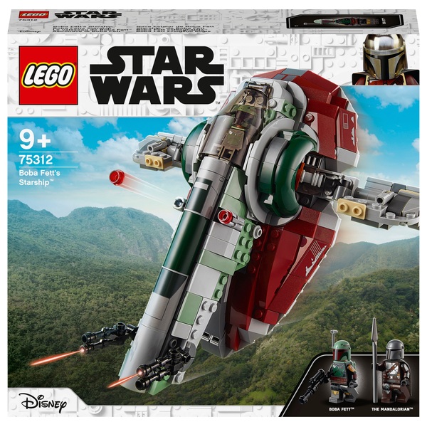 LEGO Star Wars 75312 Boba Fett’s Starship Set | Smyths Toys UK