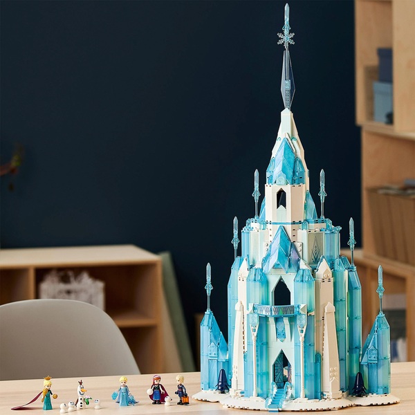 LEGO 43197 Disney Princess The Ice Castle Frozen Building Toy | Smyths ...