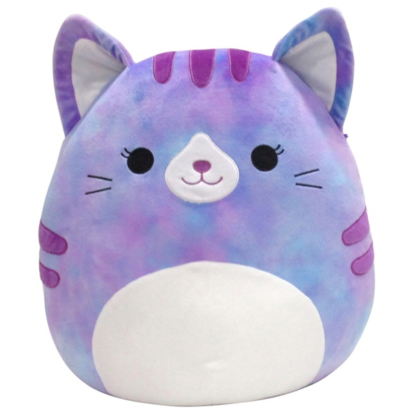 Squishmallows Wave 6 50cm Eloise The Purple Cat Plush Smyths Toys UK