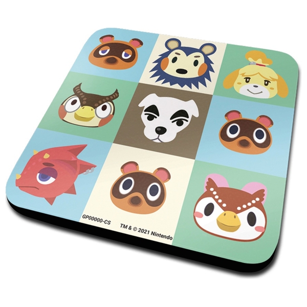 Animal Crossing Mug, Notebook, Coaster, And Keychain Gift Set 