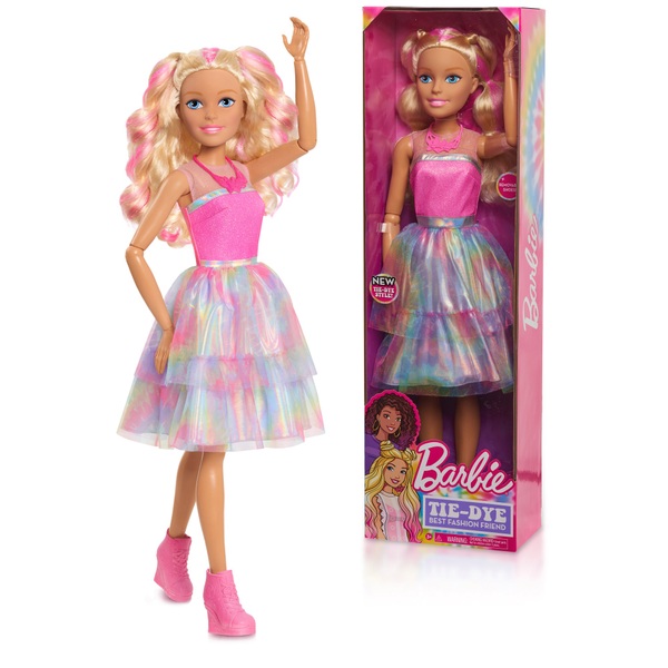 Barbie 70cm TieDye Style Best Fashion Friend Smyths Toys UK