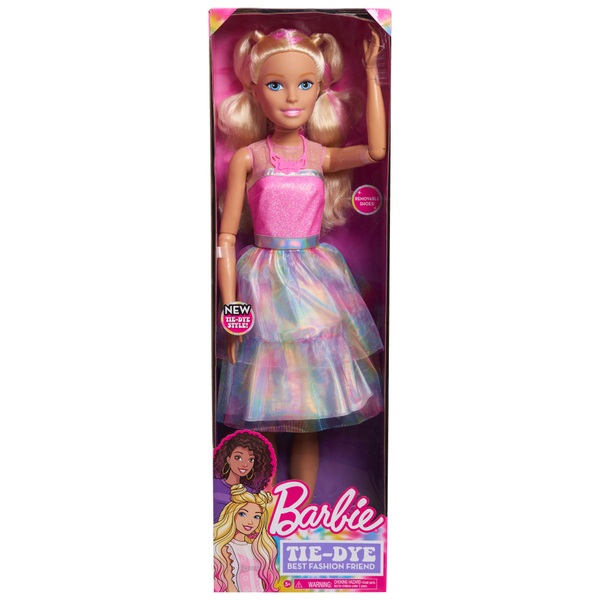 Barbie 70cm Tie-Dye Style Best Fashion Friend | Smyths Toys UK