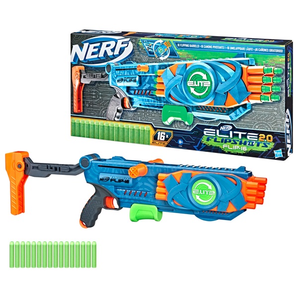 NERF Elite 2.0 Flipshots Flip-16 Blaster | Smyths Toys UK