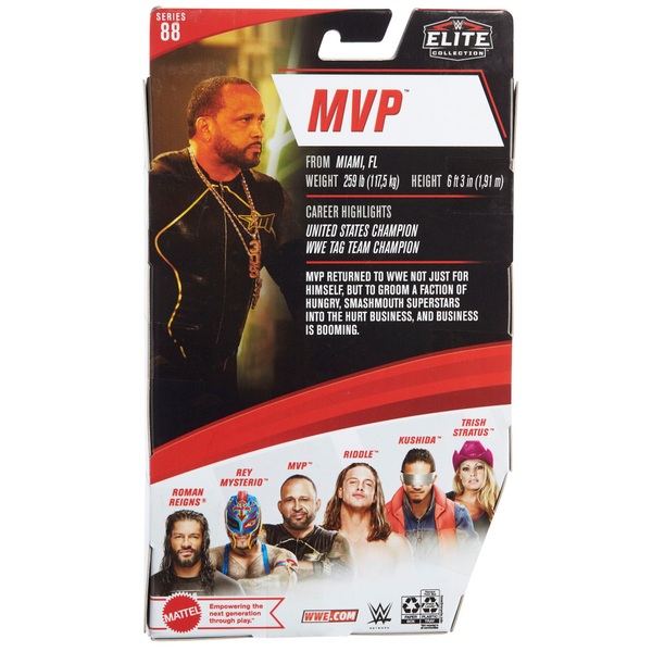 WWE Elite Collection Series 88 Action Figure MVP NEW IN STOCK 