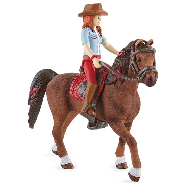 Schleich Horse Club Hannah & Cayenne 42539 | Smyths Toys UK