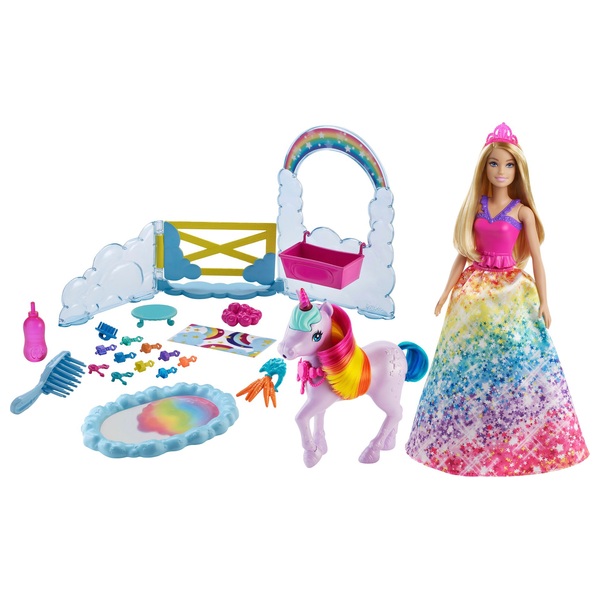 Barbie Dreamtopia Einhorn Spielset Mit Puppe | Smyths Toys Österreich