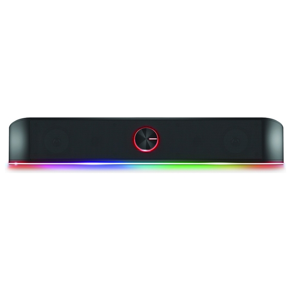 smythstoys.com | Trust Thorne Stereo Soundbar with RGB Lighting TV & PC Speaker