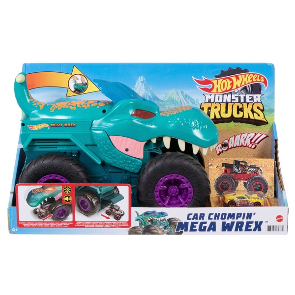 MEGA Hot Wheels Mega-Wrex Monster Truck Building Set with 1 Figure