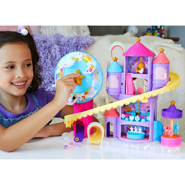 Polly Pocket Rainbow Funland Theme Park Playset | Smyths Toys Ireland