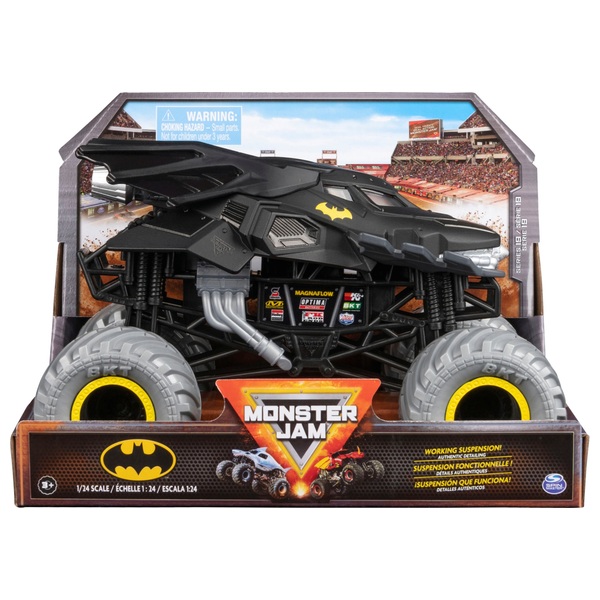 Monster Jam, Official Batman Monster Truck, Collector Die-Cast Vehicle,  1:24 Scale | Smyths Toys UK