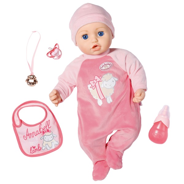 De controle krijgen Reserve inhoud Baby Annabell pop 43 cm met geluid en accessoires roze | Smyths Toys  Nederland