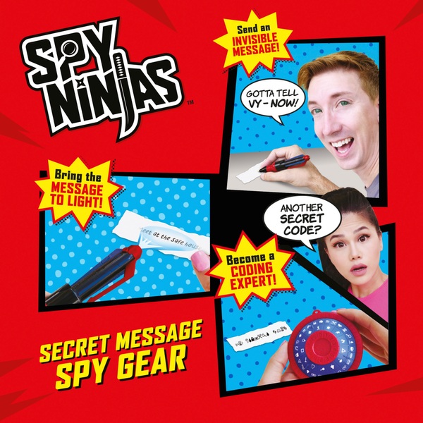 Spy Ninjas Secret Message Spy Gear From Vy Qwaint And Chad Wild Clay Smyths Toys Uk