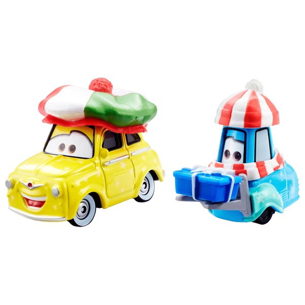 Disney Pixar Cars 155 Luigi & Guido Winter Diecast Smyths Toys UK