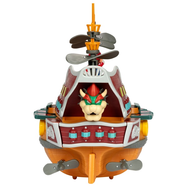Super Mario DLX Bowser's Ship Playset Smyths Toys UK