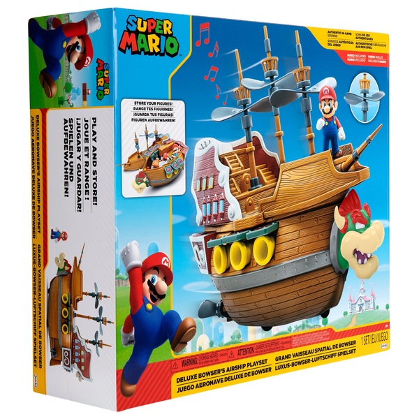 Super Mario speelgoed Bowser's Deluxe met en figuurtje | Smyths Toys Nederland