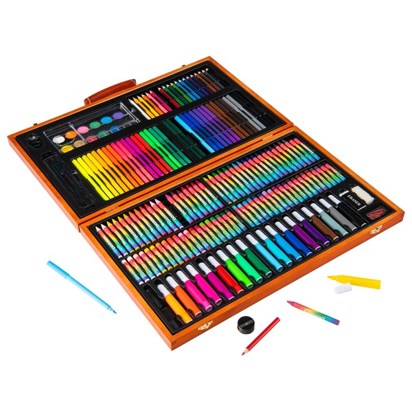 183 Pieces Junior Wooden Box Art Set Smyths Toys UK
