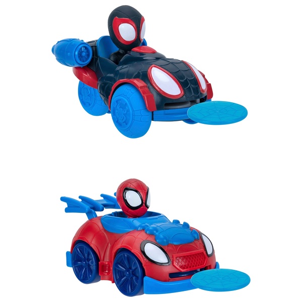 Spidey and His Amazing Friends Disc Dasher Little Vehicle 2-Pack Exclusive 5” Disc Dashers Featuring Spidey Vs Green Goblin 